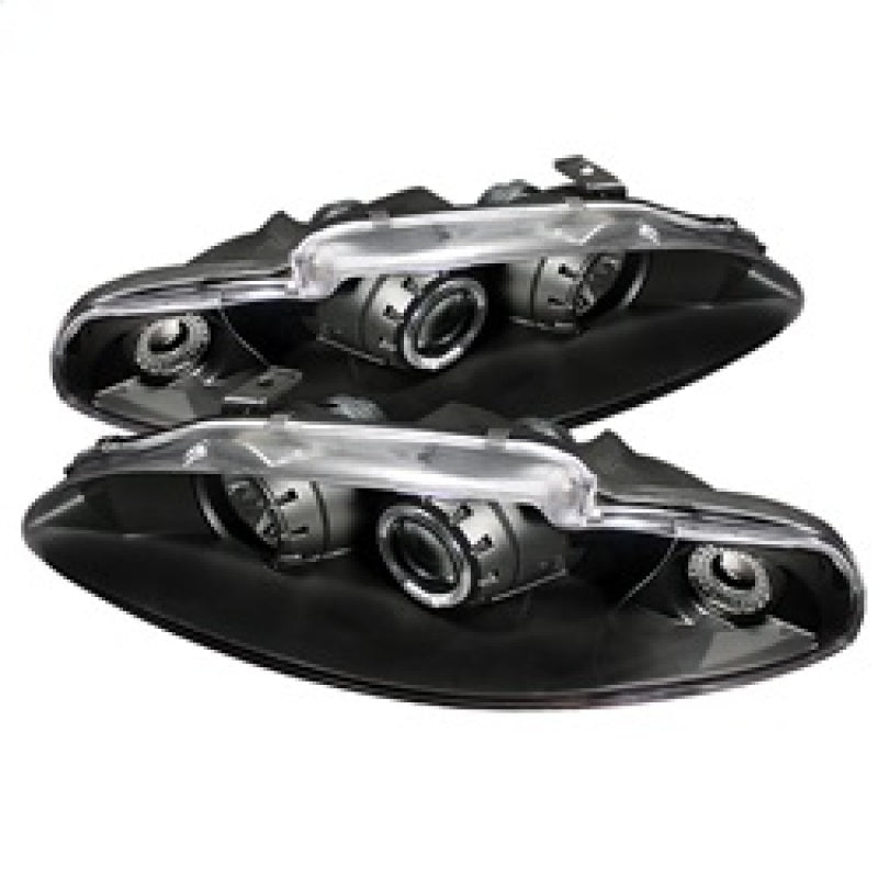 Spyder Mitsubishi Eclipse 95-96 Projector Headlights LED Halo Black High H1 Low H1 PRO-YD-ME95-HL-BK 5011428 5011428 Photo - Primary