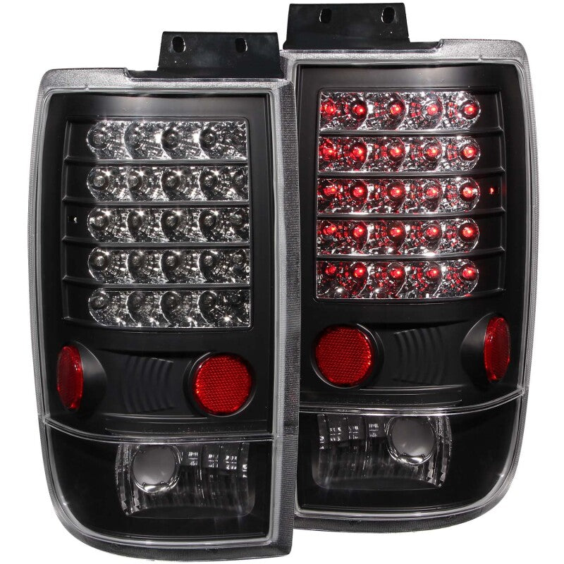 Anzo 1997-2002 Ford Expedition LED Tail lights Black 311021 Photo - Primary