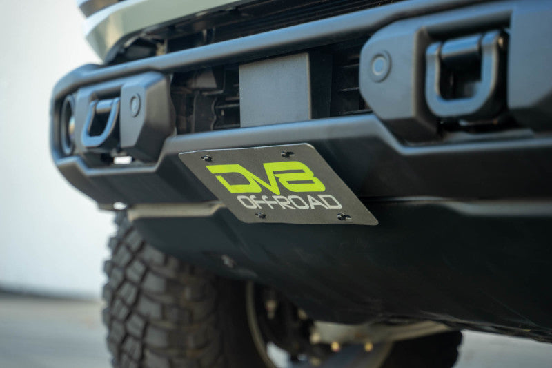DV8 Offroad 2021 Ford Bronco Capable Bumper Slanted Front License Plate Mount LPBR-05 LPBR-05 Photo - Unmounted