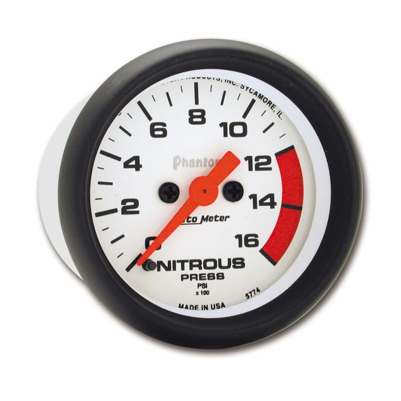 Autometer Gauge,Nitrous Pressure,2 1/16",1600psi,Digital Stepper Motor 5774 User 2
