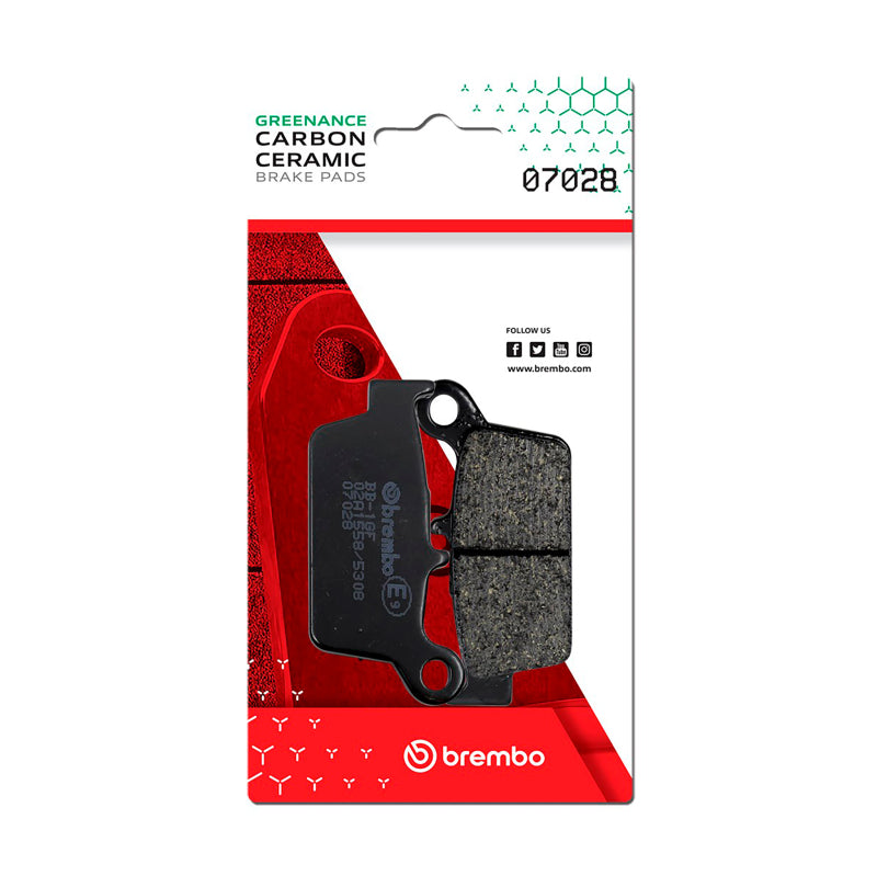 Brembo OE Honda Srx/Kymco Cobra Carbon Ceramic Brake Pad - Front 07028 07028 User 1