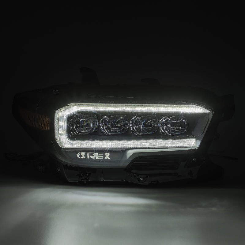 AlphaRex 16-20 Toyota Tacoma NOVA LED Projector Headlight Plank Style Alpha Black w/Activation Light 880705 880705 User 1