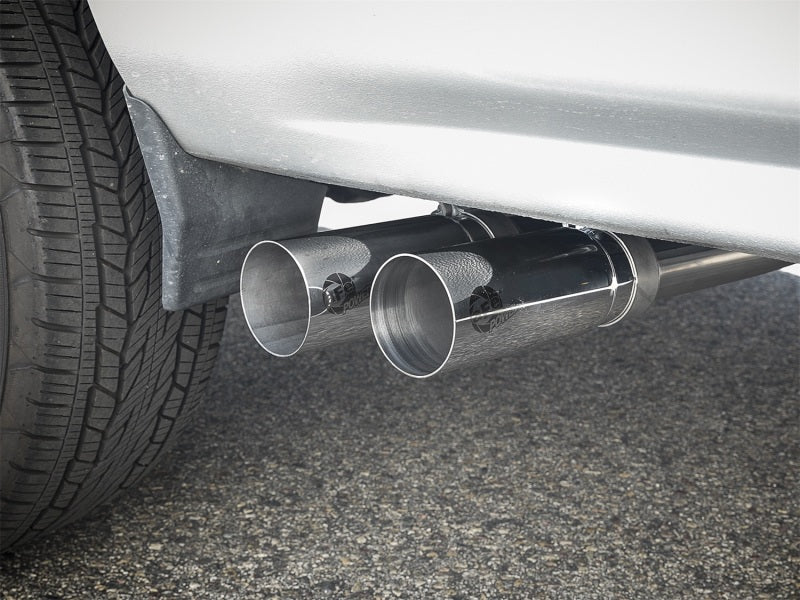 aFe Cat-Back Exhaust, Rebel Series 3in to 2-1/2in 409 Stainless Steel 49-44098-P Photo - Mounted
