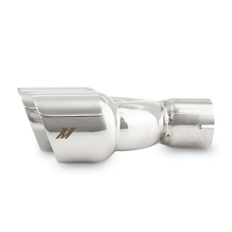 Mishimoto Dual Offset Tips 2.5in Inlet 3in Outlet Slash Cut - Polished MMEXH-TIP-FSTP MMEXH-TIP-FSTP User 1