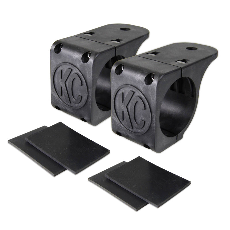 KC HiLiTES Universal Tube Clamp Light Mount Bracket Set / 1.75in. to 2in. Bar (Pair) 73071 73071 Photo - Primary