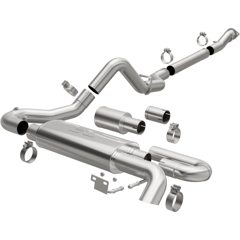 MagnaFlow 2021 Ford Bronco Overland Series Cat-Back Exhaust w/ Single Straight Driver Exit- No Tip 19559 19559 Photo - Primary