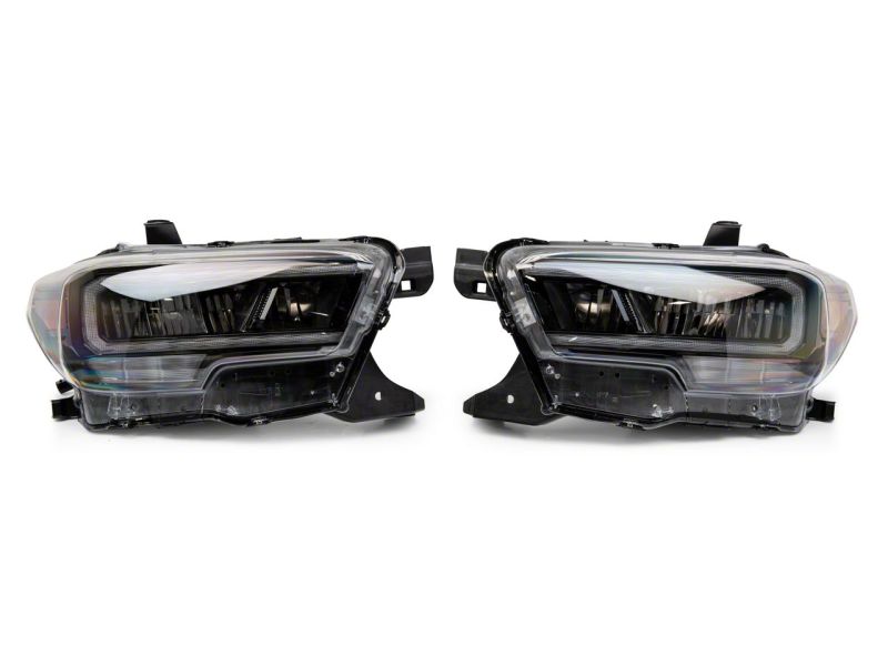 Raxiom 16-23 Toyota Tacoma w/ Factory Halogen DRL LED Headlights- Blk Housing (Clear Lens) TT8291 TT8291 Photo - Close Up