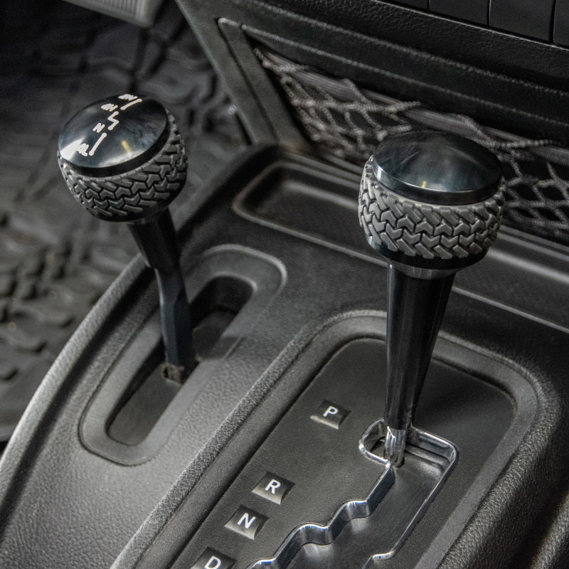 DV8 Offroad 2011-2018 Jeep JK Shift Knob Automatic Black D-JP-181113-BK D-JP-181113-BK Photo - Mounted