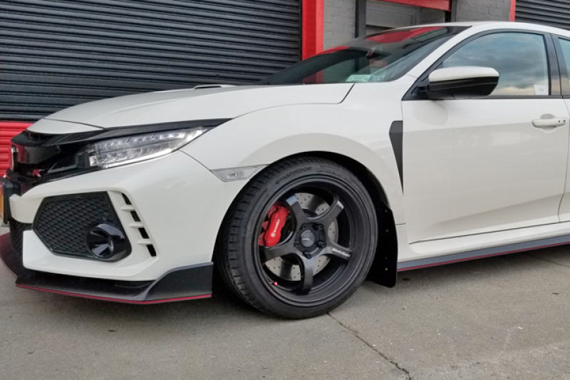 Rally Armor 17-18 Honda Civic Type R (Type R Only) UR Red Mud Flap MF47-UR-RD/BLK User 2