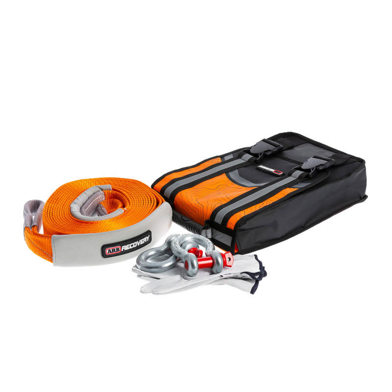 ARB Weekender Recovery Kit Incl 17600lb Recovery Strap/4.75T Shackles RK12A RK12A Photo - Unmounted