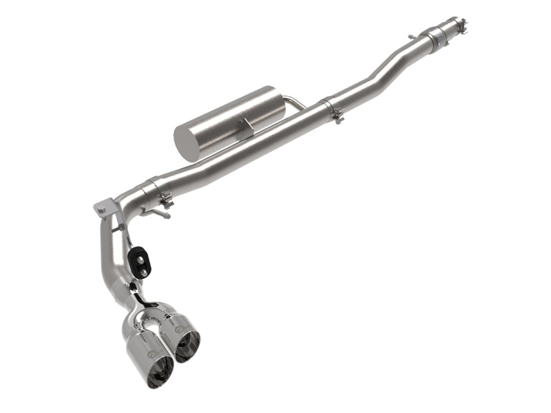 aFe Rebel Series 3in Cat-Back Exhaust Side Exit w/ Polished Tips 19-20 Ford Ranger L4-2.3L (t) 49-33119-P 49-33119-P Photo - Primary