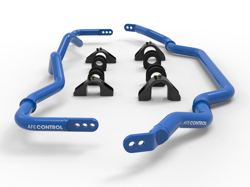 aFe 09-20 Nissan 370Z V6-3.7L Front and Rear Control Sway Bar Set - Blue 440-712001-L 440-712001-L Photo - Unmounted