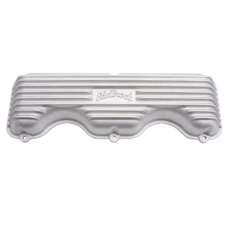Edelbrock Valve Cover, Classic Series, Chevrolet, W 348/409 CID V8, Satin 41409 Photo - out of package