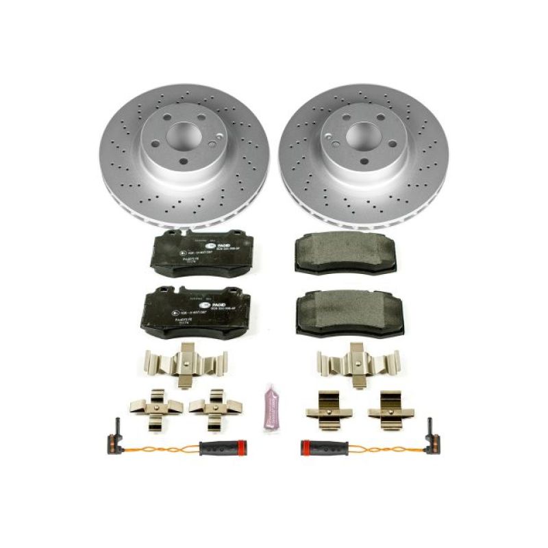 PowerStop Power Stop 00-03 Mercedes-Benz CL500 Front Euro-Stop Brake Kit ESK5235 ESK5235 Photo - Primary