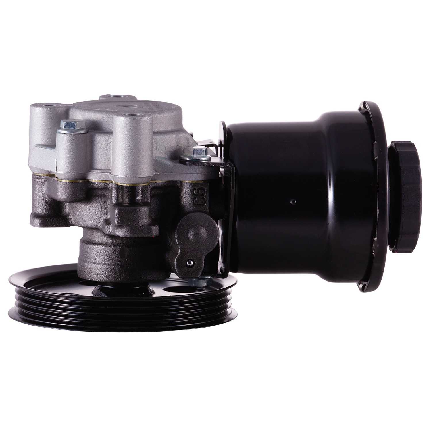 PWR New Power Steering Pump With Pulley and Reservoir 60-5114PR