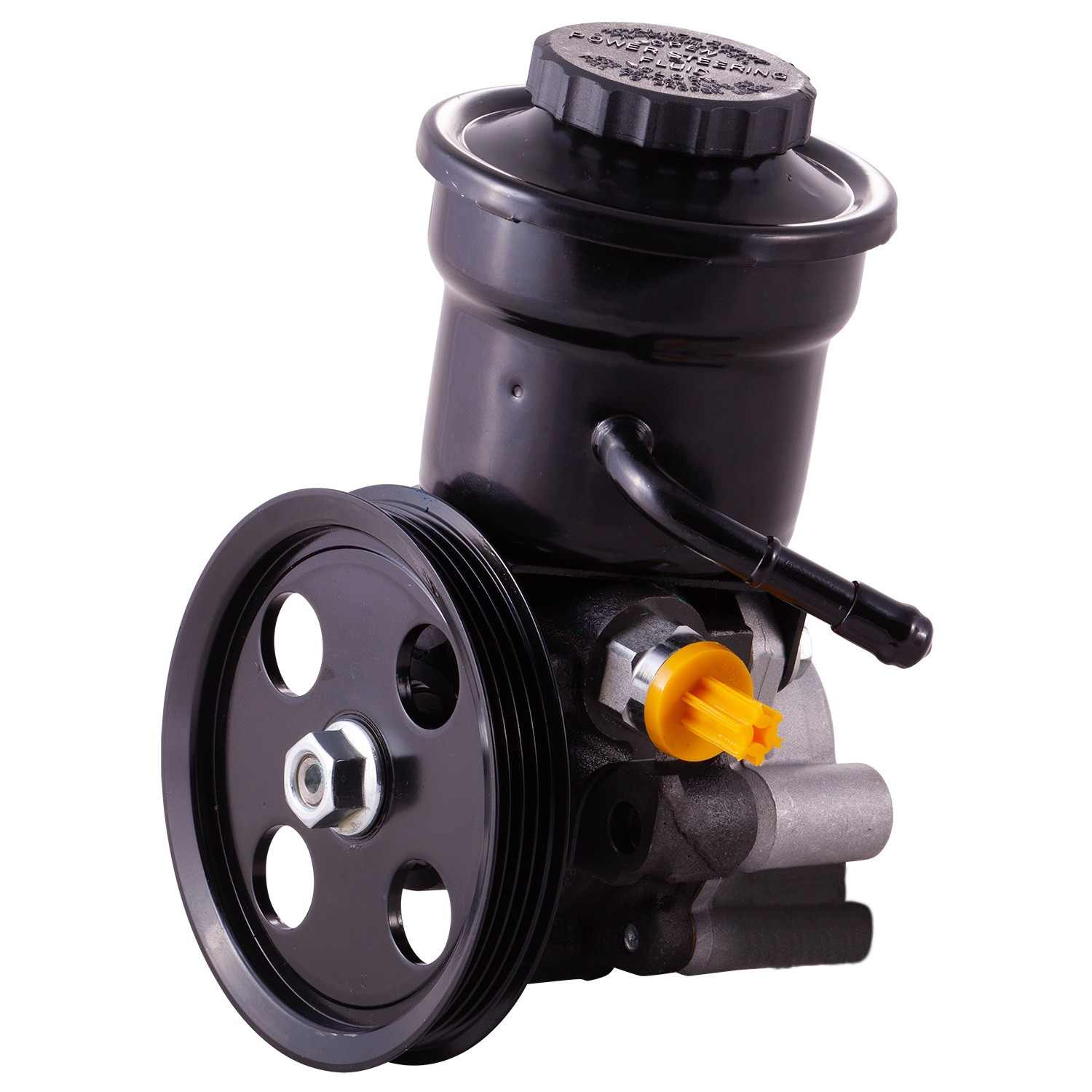 PWR New Power Steering Pump With Pulley and Reservoir 60-5143PR