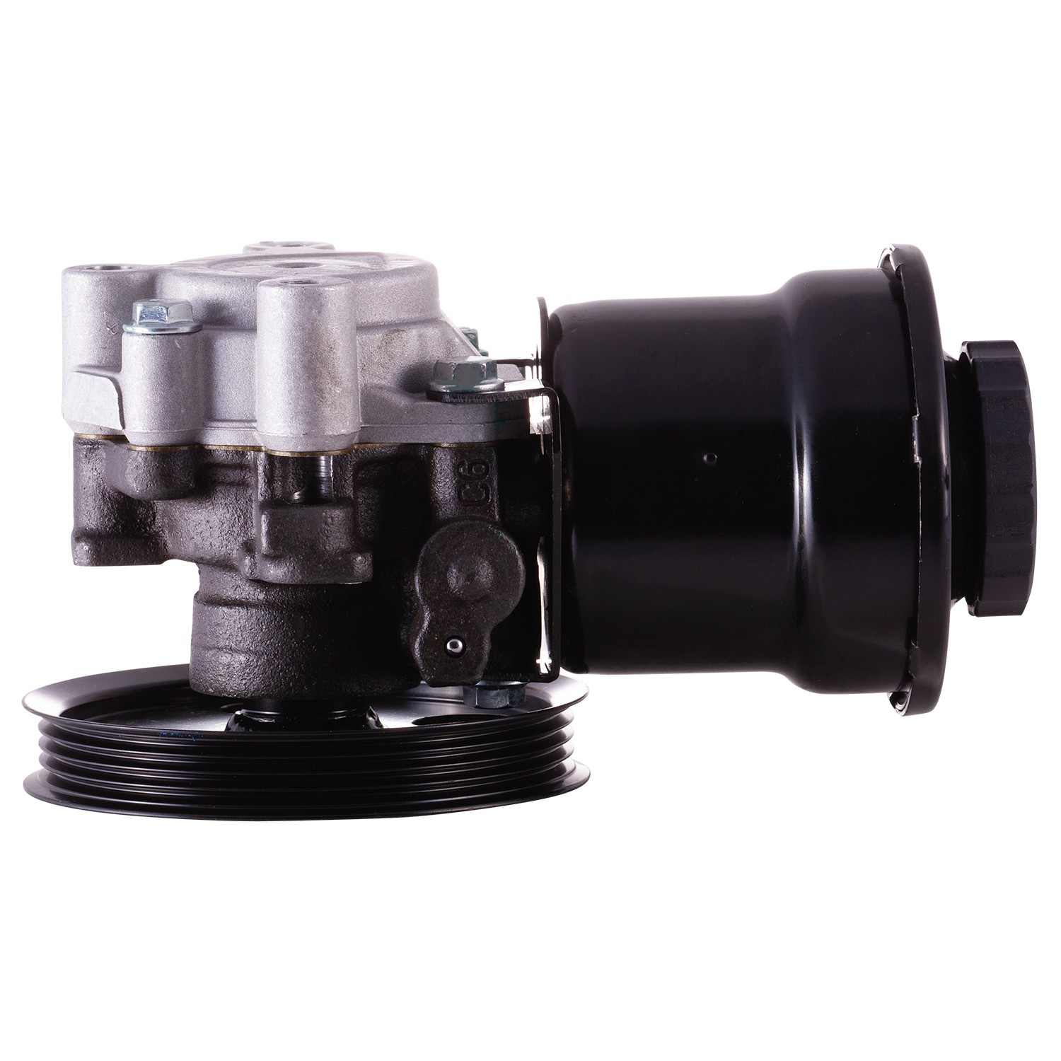 PWR New Power Steering Pump With Pulley and Reservoir 60-5143PR