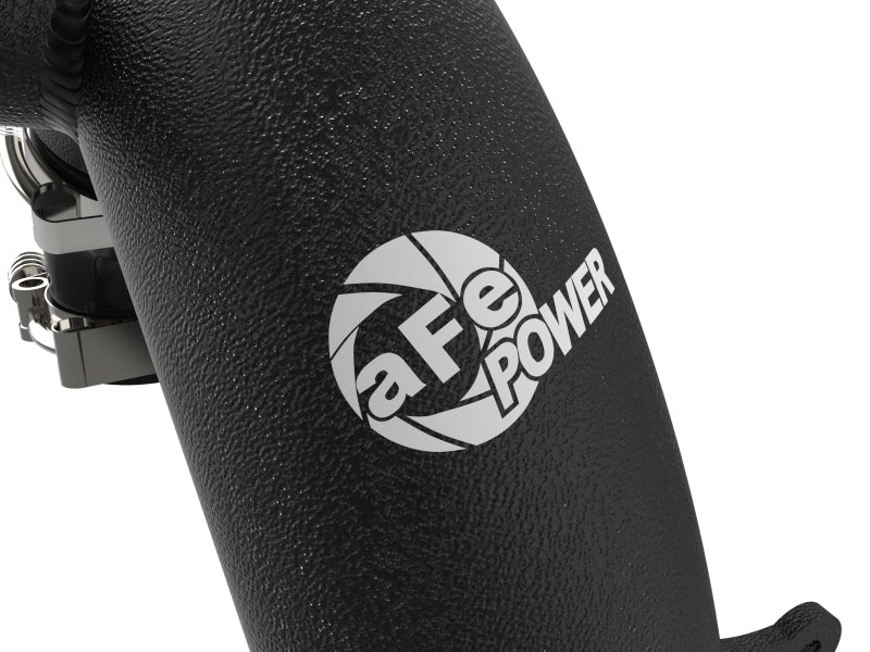 aFe Power 21-22 Ford Bronco L4-2.3L (t) BladeRunner 3 IN Aluminum Hot Charge Pipe Black 46-20578-B 46-20578-B Photo - Close Up