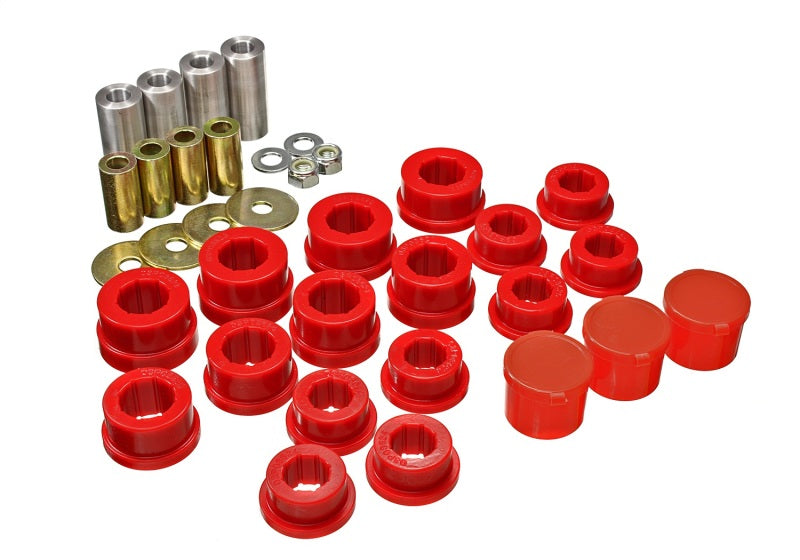 Energy Suspension 93-98 Toyota Supra Front Control Arm Bushing Set - Red 8.3135R 8.3135R Photo - Primary