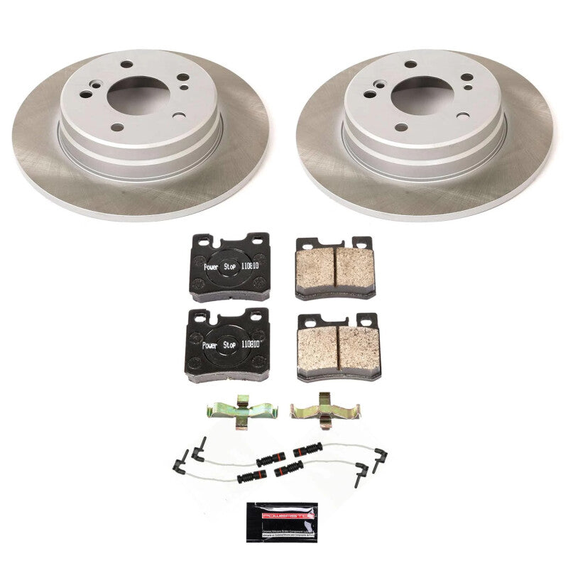 PowerStop Power Stop 90-92 Mercedes-Benz 300TE Rear Semi-Coated Rotor Kit SC6333 SC6333 Photo - Primary
