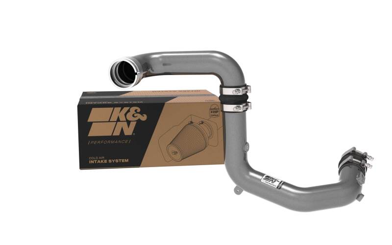 K&N Engineering K&N 2023 Ford Bronco Raptor 3.0L V6 Aluminum Charge Pipe Kit - Gunmetal Gray 77-1020KC 77-1020KC Photo - out of package