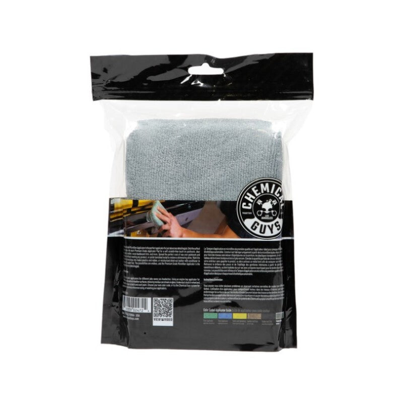 Chemical Guys Workhorse Premium Microfiber Applicator - 5in x 3in x 1.5in - Gray - 2 Pack (P24) MIC28502 MIC28502 User 1