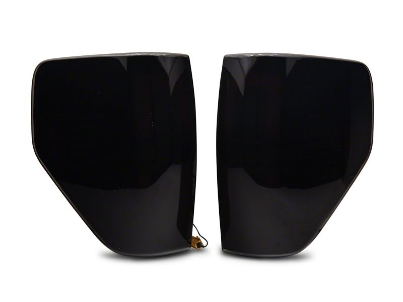 Raxiom 09-14 Ford F-150 Styleside Axial Series LED Tail Lights w/ Halo- Blk Housing (Smoked Lens) T565679 T565679 Photo - Close Up