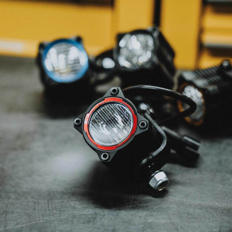 KC HiLiTES FLEX ERA 1 (Single Bezel Ring) - Red 30575 30575 Photo - lifestyle view