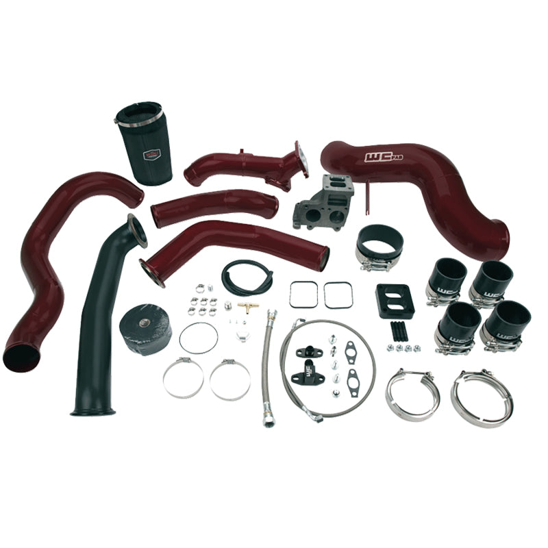 Wehrli 01-04.5 Chevrolet 6.6L LB7 Duramax S400 Turbo Install Kit (No Turbo) - WCFab Red WCF100489-RED WCF100489-RED Photo - Primary