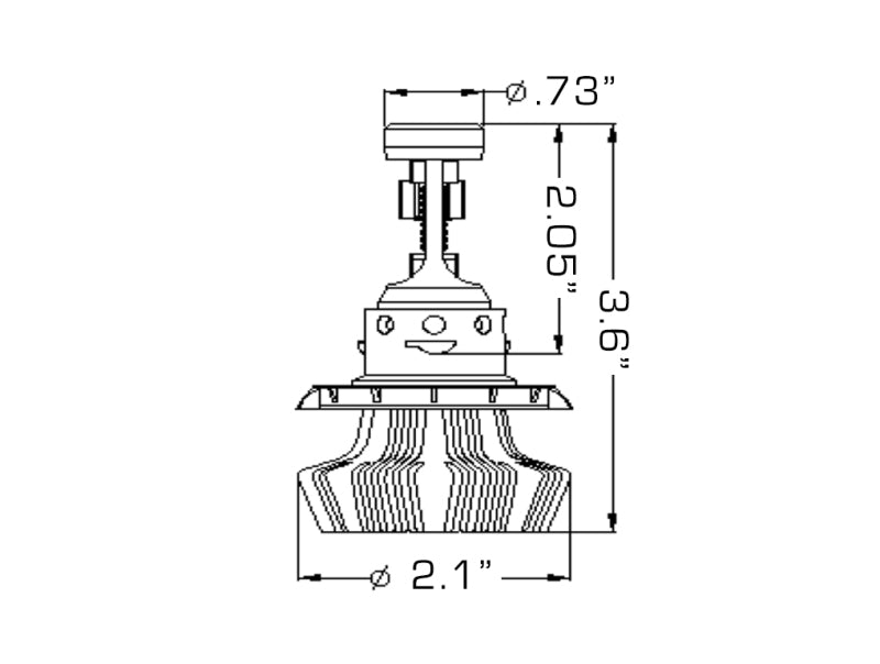 ORACLE Lighting Oracle H13 4000 Lumen LED Headlight Bulbs (Pair) - 6000K 5236-001 5236-001 Photo - Close Up