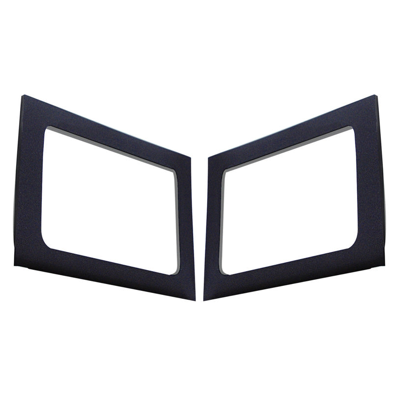 DEI 11-18 Jeep Wrangler JK 4-Door Boom Mat Rear Side Window Trim - 2 Piece - Black 50149 50149 Photo - Primary