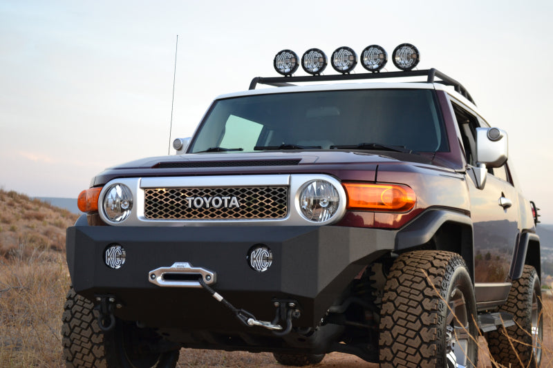 Body Armor 4x4 07-14 Toyota FJ Cruiser Pro Series Front Winch Bumper FJ-19336 FJ-19336 Photo - lifestyle view