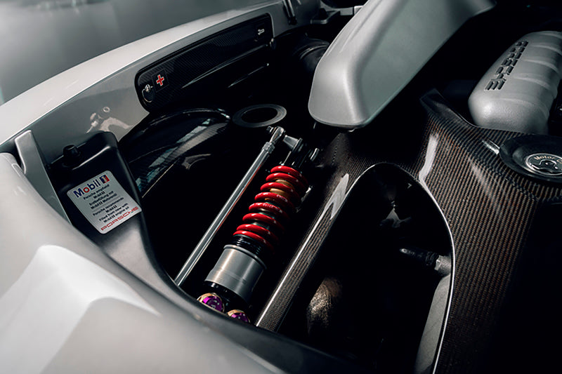 KW 04-05 Porsche Carrera GT Special Edition HLS4 V5 Coilover Kit w/ Red & Blue Springs 3097140A 3097140A User 8
