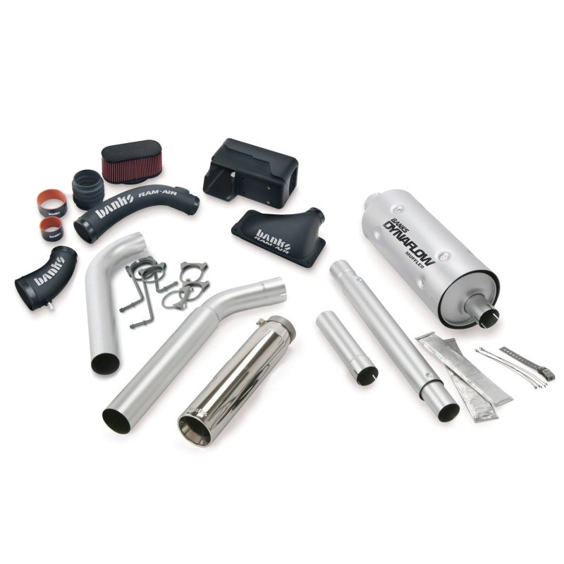 Banks Power 16-17 Ford 6.8L MH-A Stinger Bundle - SS Single Exhaust Right Exit w/ Chrome Tip 49202 49202 Photo - Primary
