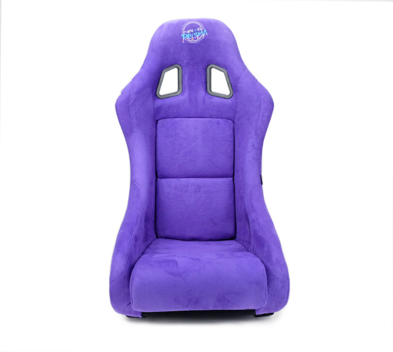 NRG FRP Bucket Seat PRISMA Edition w/ Pearlized Back Purple Alcantara - Medium FRP-303PP-PRISMA FRP-303PP-PRISMA Photo - Primary
