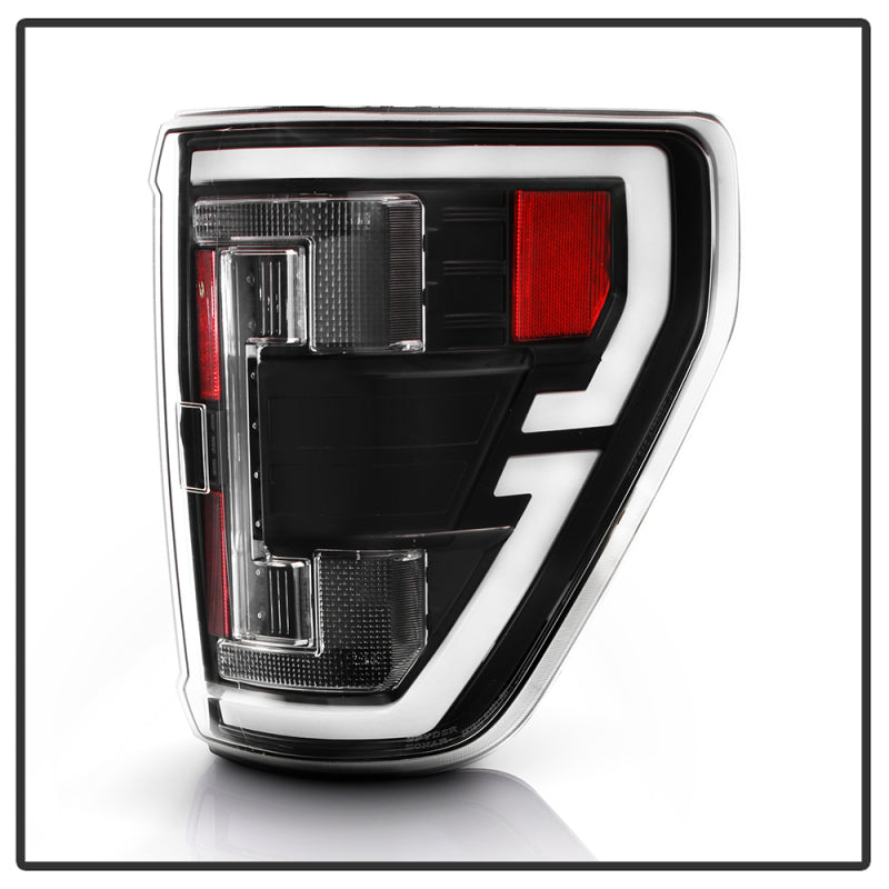 SPYDER 21-23 Ford F150 (Factory Halogent) Light Bar LED Tail Lights - Black (ALT-YD-FF15021HAL-BK) 5088772 5088772 User 1