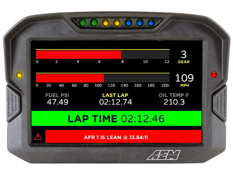 AEM CD-7 Non Logging Race Dash Carbon Fiber Digital Display (CAN Input Only) 30-5700 30-5700 Photo - out of package