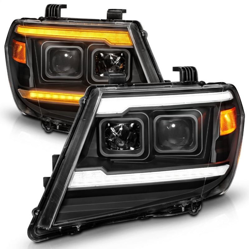 ANZO 09-20 Nissan Frontier Projector Headlights | Sequential & Switchback LED DRL 111597 Photo - Unmounted
