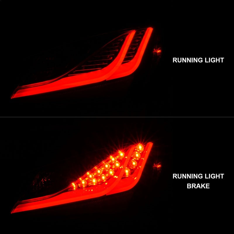 ANZO 10-13 Hyundai Genesis 2DR LED Taillights Smoke 321347 321347 Photo - Unmounted