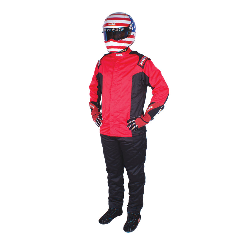 RaceQuip Red Chevron-5 Jacket SFI-5 - Large 91619159 91619159 User 1