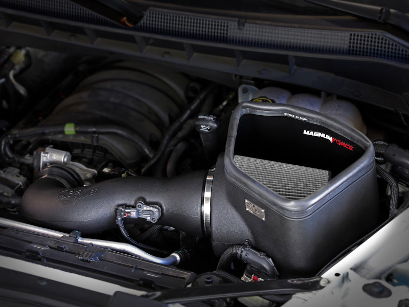 aFe MagnumFORCE Intake Stage-2 Pro Dry S 2019 GM Silverado/Sierra 1500 V6-4.3L V8-5.3/6.2L 54-13036D 54-13036D Photo - Mounted