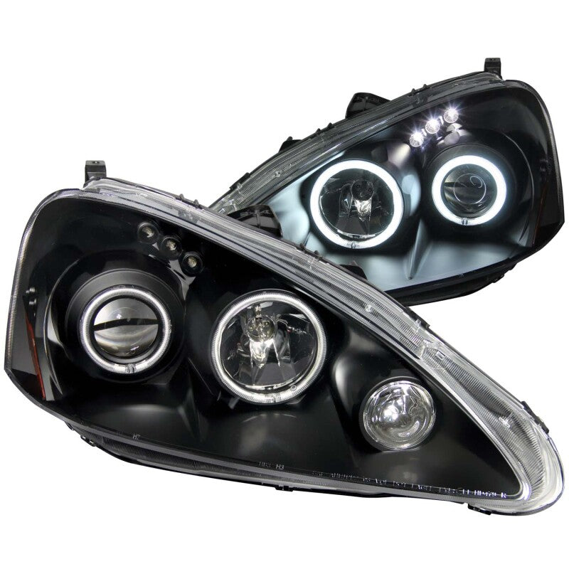 Anzo 2005-2006 Acura Rsx Projector Headlights w/ Halo Black 121197 Photo - Primary