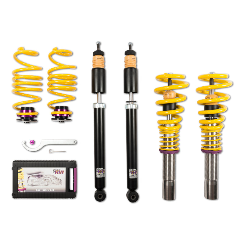 KW V1 Coilover Kit Audi A4, S4 (8K/B8) Without Electronic Damping Control Sedan FWD + Quattro; All Engines 10210075 10210075 Photo - Primary