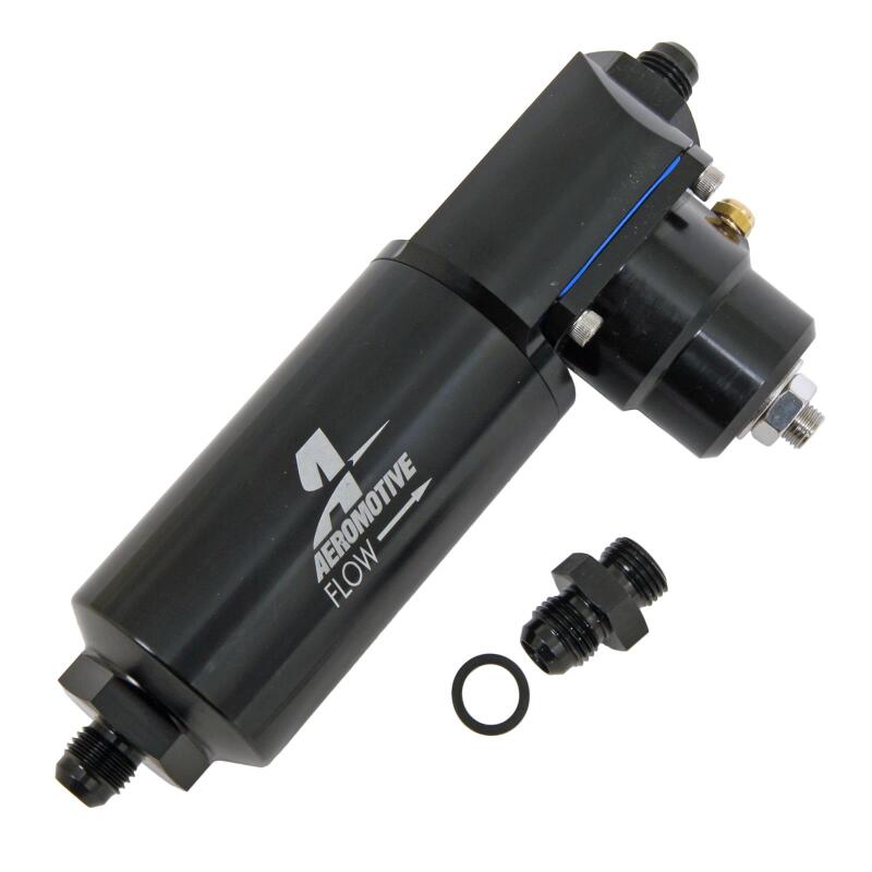 Aeromotive Universal Filter Combo EFI Regulator 10 Micron AN-06 Flare 13147 13147 Photo - Primary