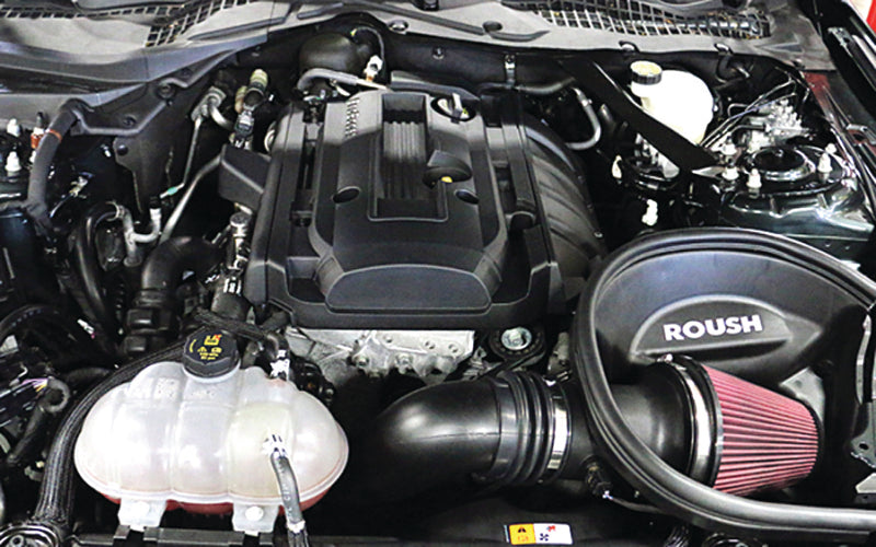 ROUSH 2015-2017 Ford Mustang 2.3L Cold Air Kit 421827 421827 Photo - Mounted