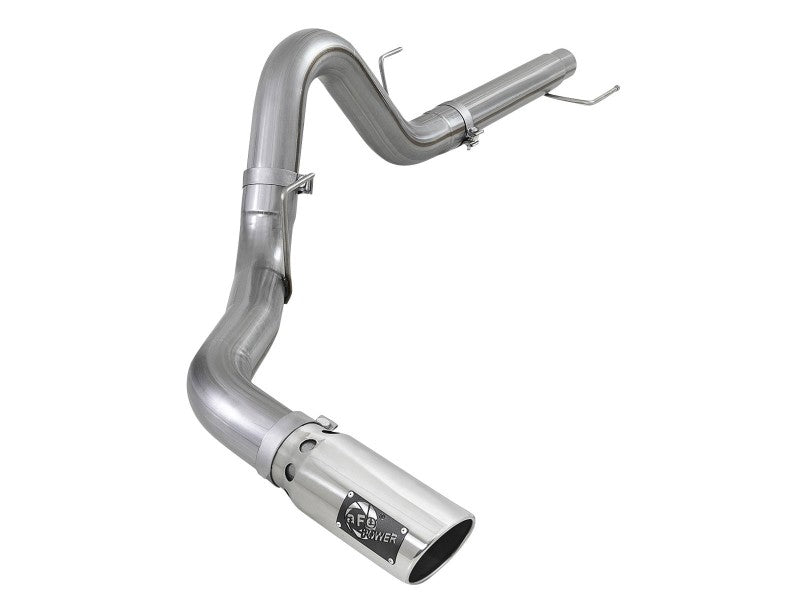 aFe 2021 Ford F-150 V6-3.0L (td) Large Bore 409 SS DPF-Back Exhaust System w/ Polished Tip 49-43143-P 49-43143-P Photo - Primary