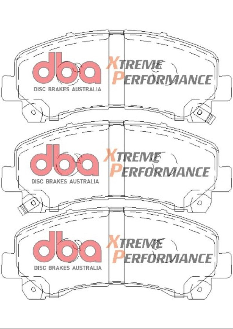 DBA 08-12 Holden Colorado lx (w/o Performance Pkg/352mm Front Rotor) XP Performance Front Brake Pads DB1841XP DB1841XP Photo - out of package
