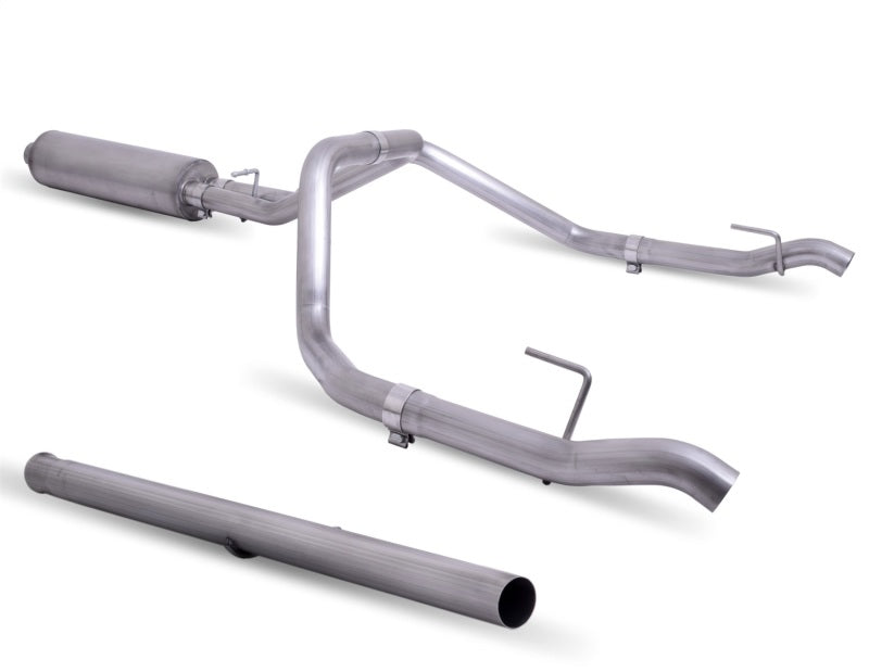 Gibson 19-21 Chevrolet 1500 Pickup 5.3L 2.5in Cat-Back Dual Split Exhaust - Stainless 65698 65698 Photo - Primary