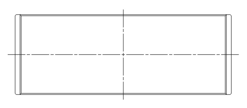 ACL Volvo B5234/B5244/B5254 5 Cyl. Standard Size High Performance Race Series Rod Bearing Set 5B7880H-STD 5B7880H-STD Technical Drawing
