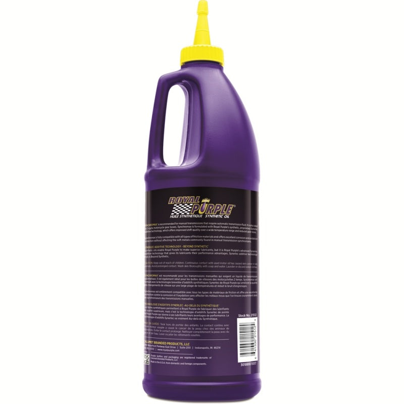 Royal Purple Synchromax Synthetic Manual Transmission Fluid (Canada) - 1 Quart 26512 26512 User 1